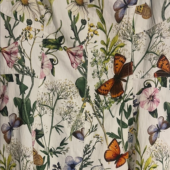 NWT Butterfly Print Midi Dress - Picture 7 of 7